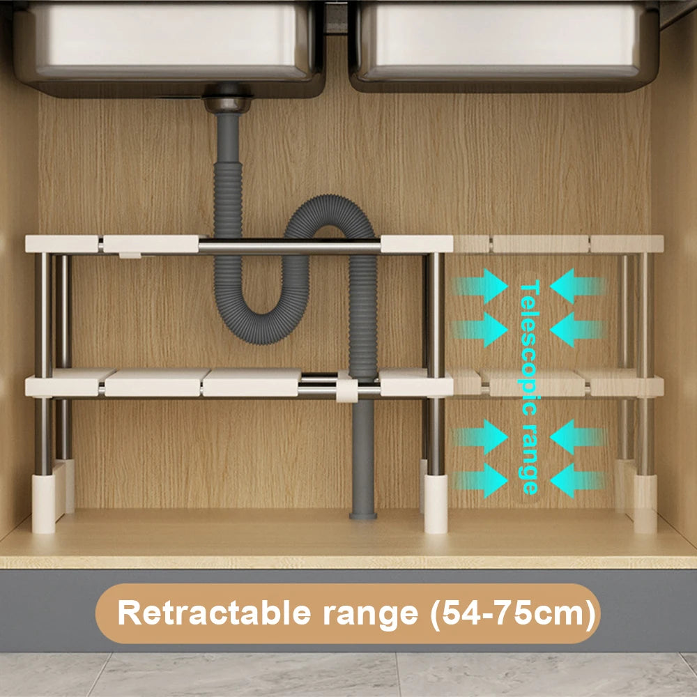 LayerNest™ – Stackable Organizer Shelf for Calm, Tidy Spaces