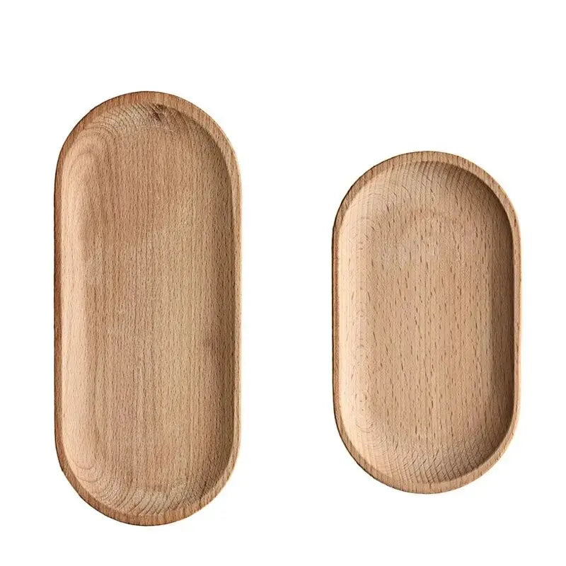 WoodNest™ – Handcrafted Beechwood Plate for Calm Dining