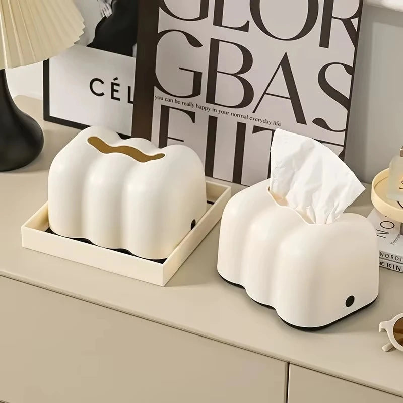 CloudKeep™ – Soft Cloud-Shaped Tissue Box for Calm Spaces