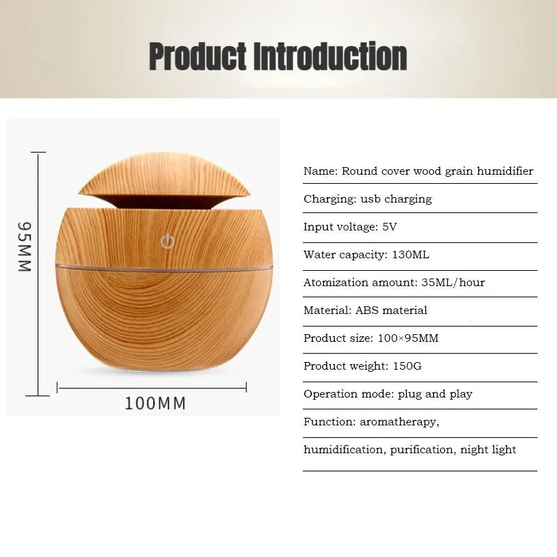 MistNest™ – USB Essential Oil Diffuser for Calm, Quiet Spaces