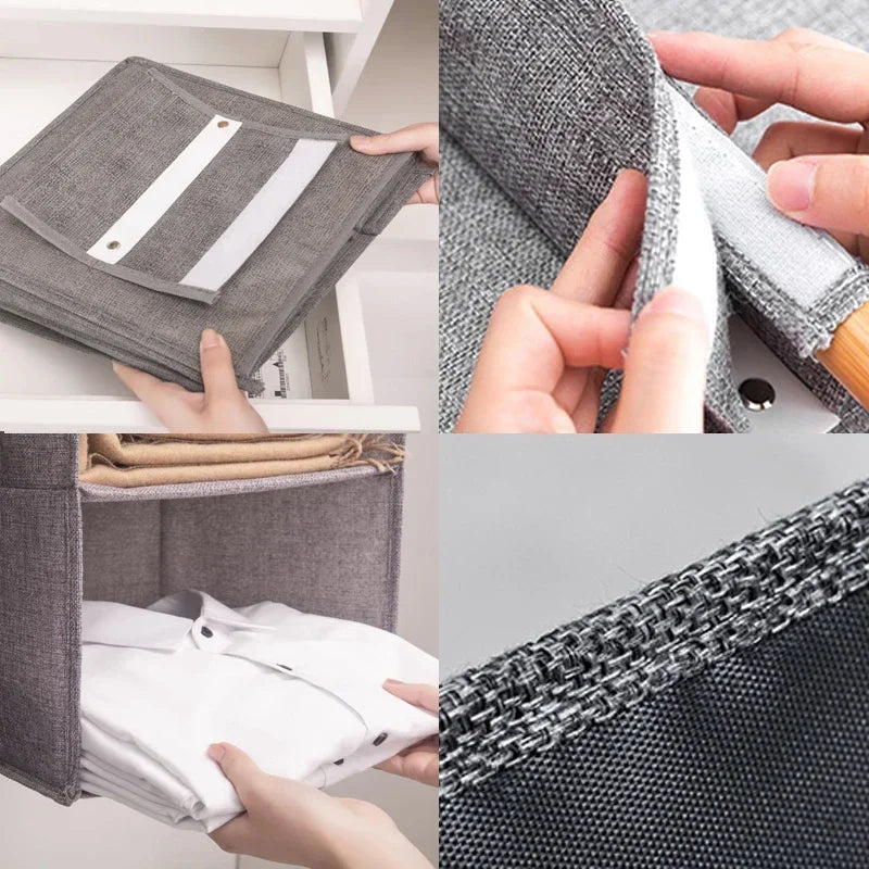 FoldNest™ – Collapsible Drawer Organizer for Closet & Bedroom