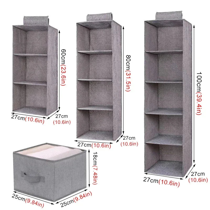 FoldNest™ – Collapsible Drawer Organizer for Closet & Bedroom