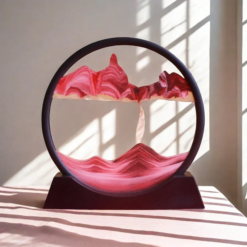 SandFlow™ – Deep Sea Sandscape Hourglass for Quiet Moments