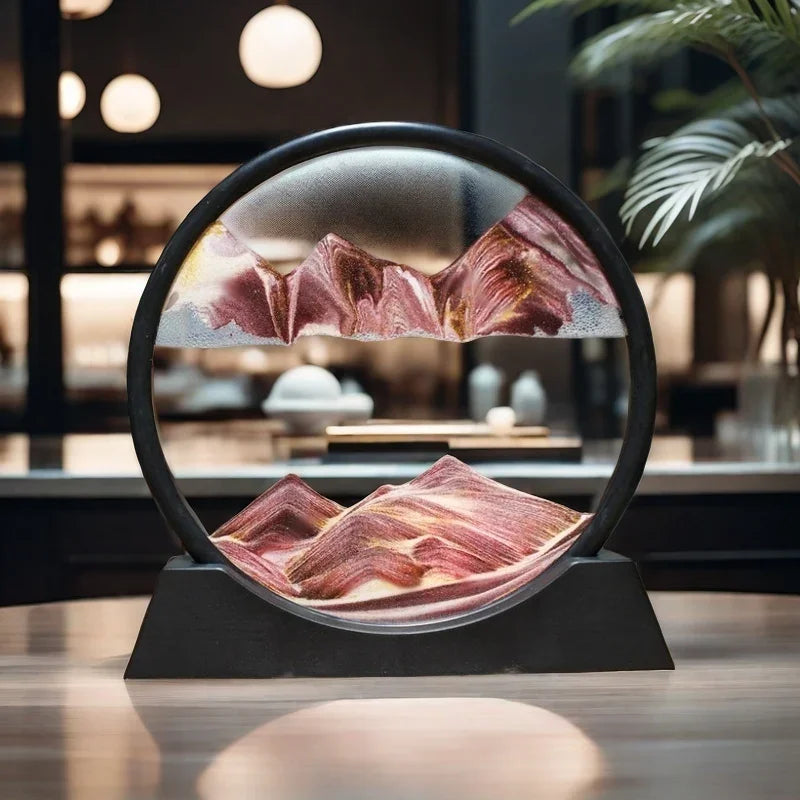 SandFlow™ – Deep Sea Sandscape Hourglass for Quiet Moments