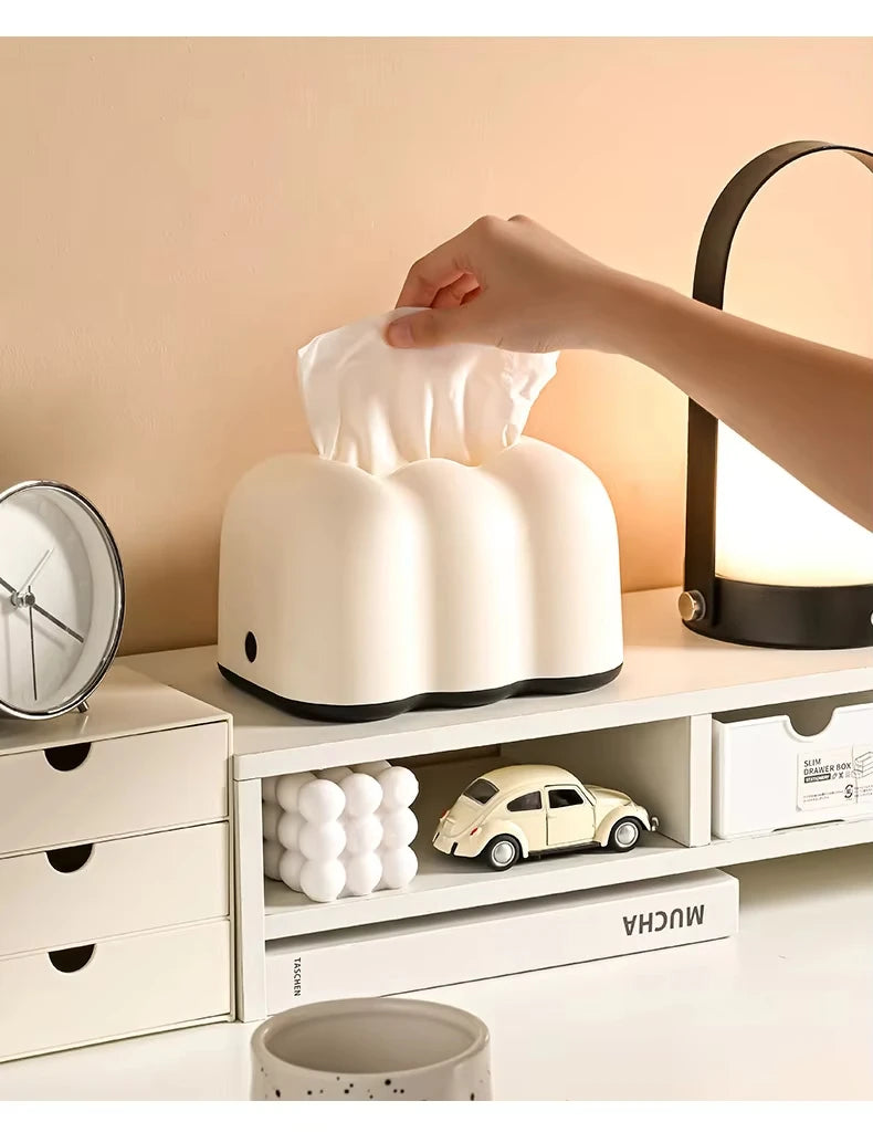 CloudKeep™ – Soft Cloud-Shaped Tissue Box for Calm Spaces