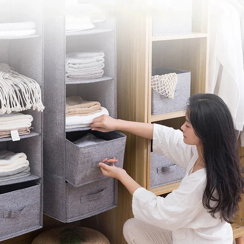 FoldNest™ – Collapsible Drawer Organizer for Closet & Bedroom