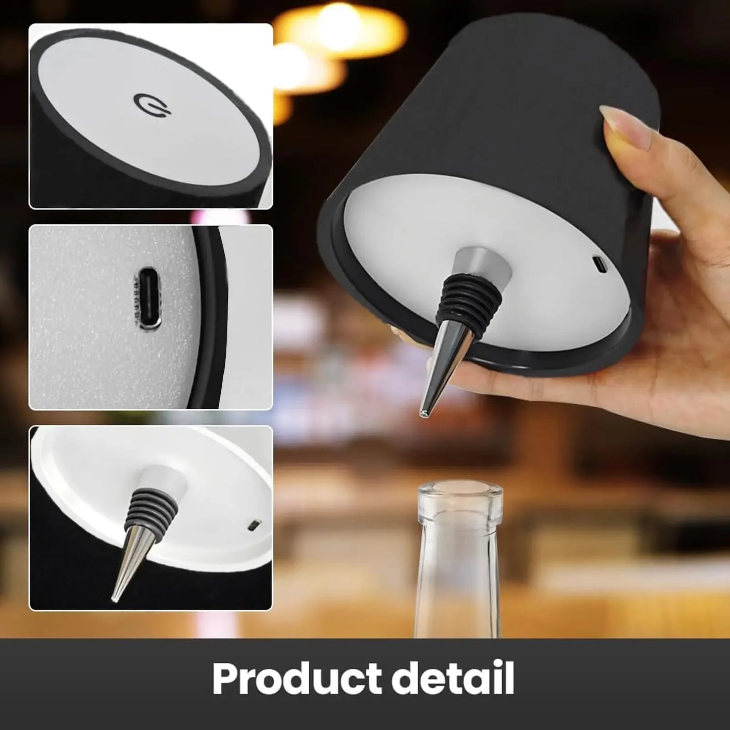 GlowTop™ – Creative Wine Bottle Lamp