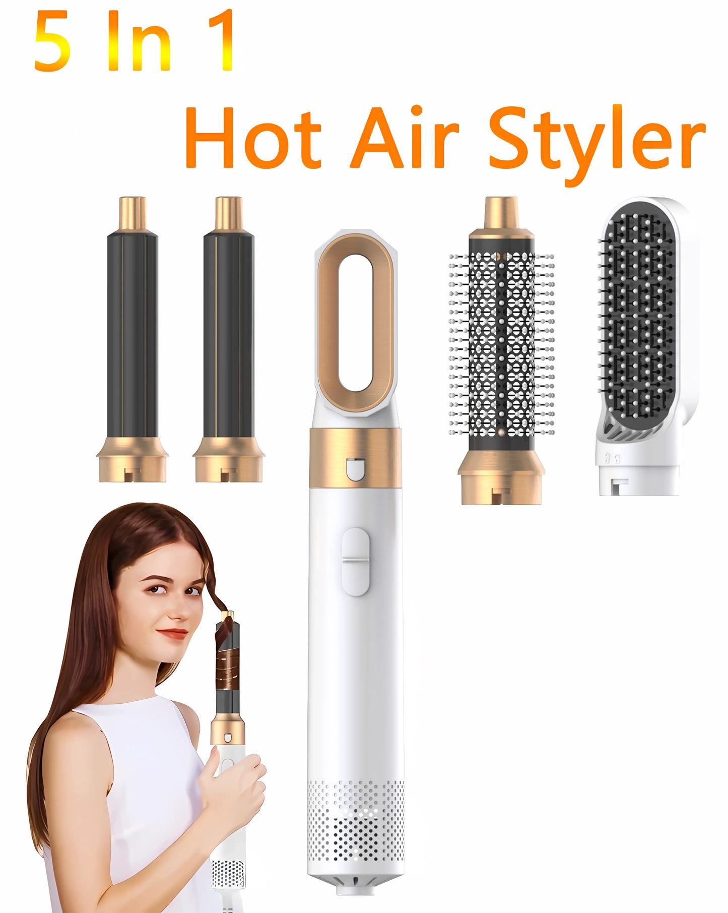 CalmStyler™ – 5-in-1 Quiet Air Hair Styler & Dryer Set