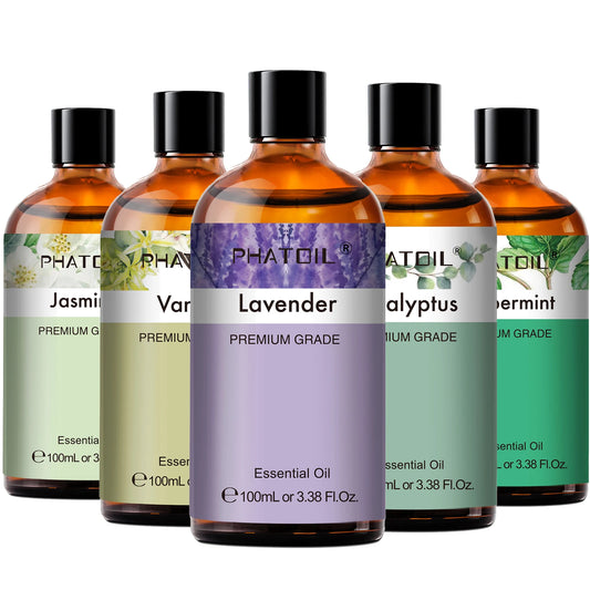 ScentNest™ – 100ml Essential Oil Collection for Calm Aromatherapy