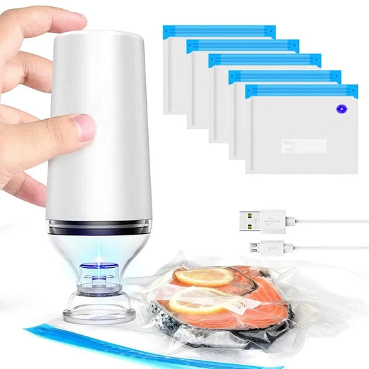 SealNest™ – Reusable Vacuum Food Storage Set