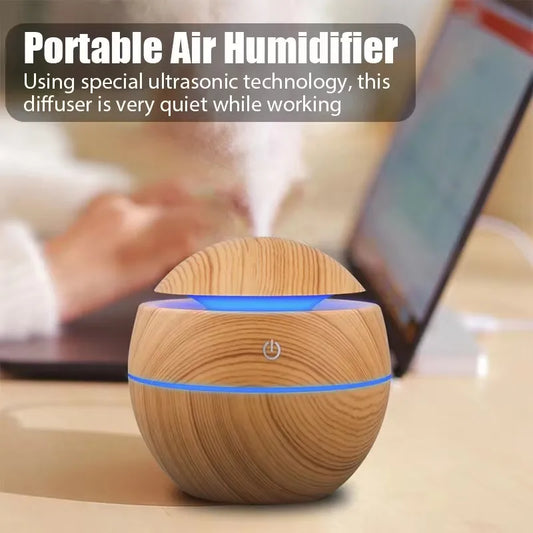 MistNest™ – USB Essential Oil Diffuser for Calm, Quiet Spaces