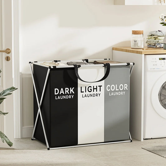 SortEase™ – Minimal Laundry Organizer with Foldable Design