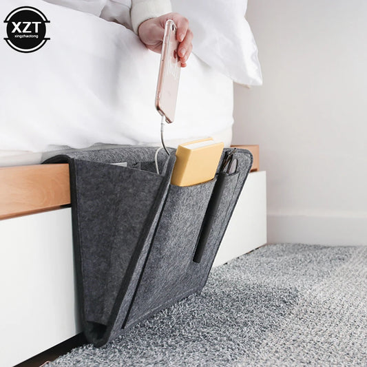 SideNest™ – Felt Bedside Storage Pocket Organizer