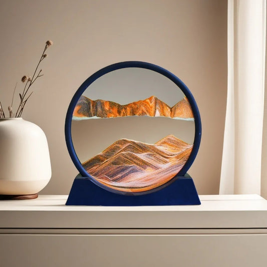 SandFlow™ – Deep Sea Sandscape Hourglass for Quiet Moments